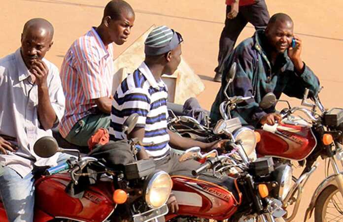 Bodaboda riders. Museveni has reopened arcades, salons and allowed bodabodas to carry passengers