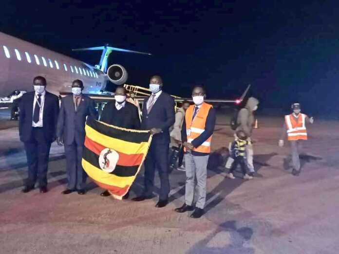 Former Chief Justice Benjamin Odoki among Ugandans who returned home from South Africa
