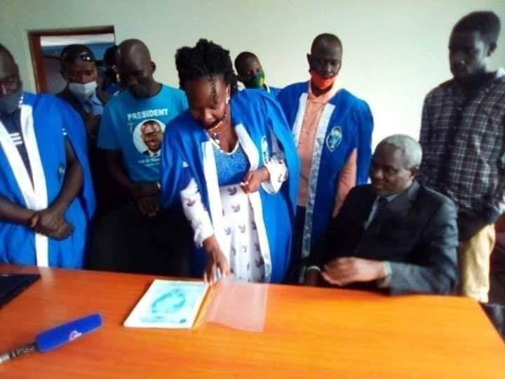 FDC Electoral Commission rejects Nabilah Naggayi's expression of interest forms.