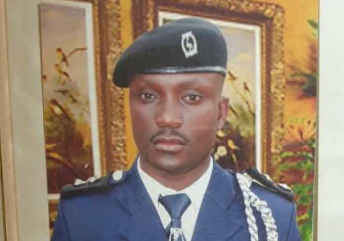 One of the police officers who perished in an accident at Magamaga.