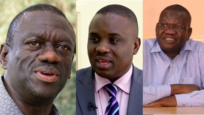 D Kizza Besigye, Erias Lukwago and Patrick Oboi Amuriat.