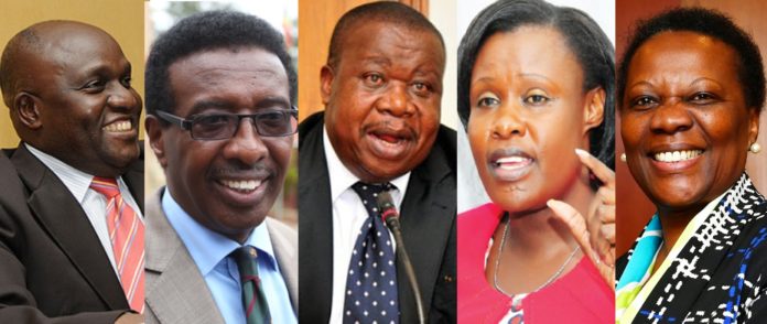 Chrispus Kiyonga, Jim Muhwezi, Kahinda Otafiire, Jessica Alupo and Irene Muloni have won NRM primaries