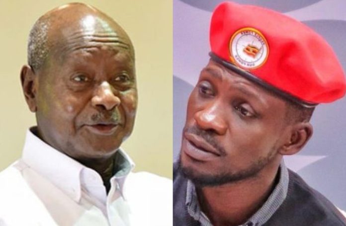 Museveni and Bobi Wine