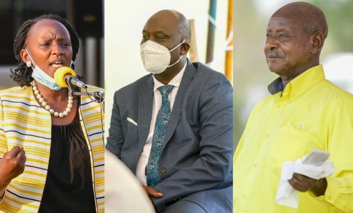 Shartis Kutesa Musherure, Godfrey Aine Sodo and President Museveni