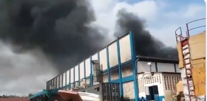 Vitafoam Mattress Factory Njeru fire outbreak