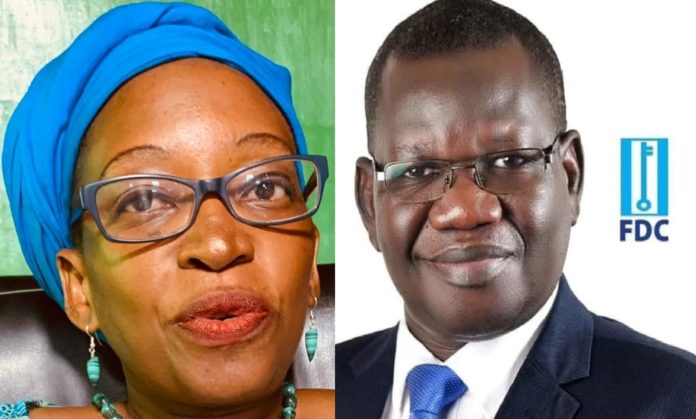 Dr Stella Nyanzi and FDC 2021 presidential candidate Patrick Oboi Amuriat (POA)