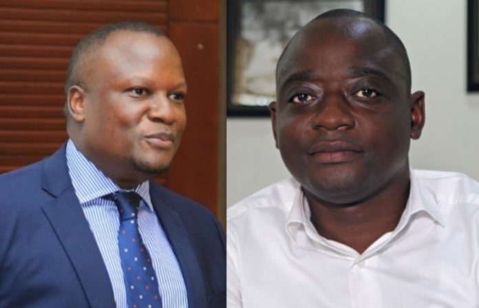 Mathias Katamba, the dfcu Bank CEO, and Uganda Bankers Association (UBA), and businessman Hamis Kiggundu. UBA has joined DTB appeal against court ruling that favoured Ham.