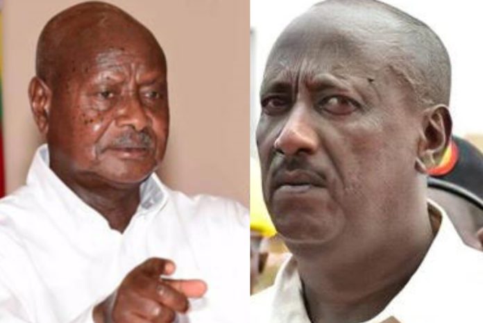 President Yoweri Museveni and his brother Salim Saleh, the head of Naads. Museveni has warned Naads against fake imported seeds.