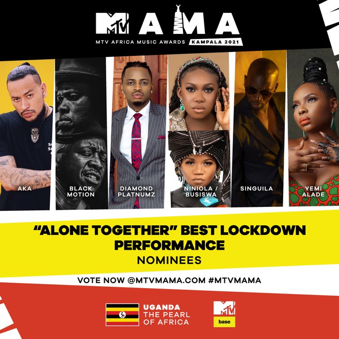 2021 MTV MAMAs Best Alone Together Act nominees