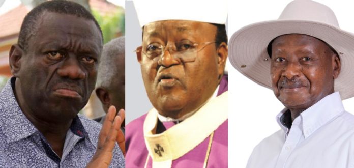 Besigye, Archbishop Lwanga and Museveni