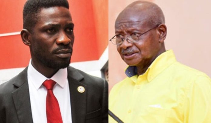 Bobi Wine and Museveni