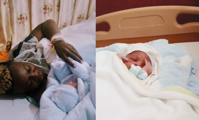 Full Figure and Baby Pearl Karios Museveni