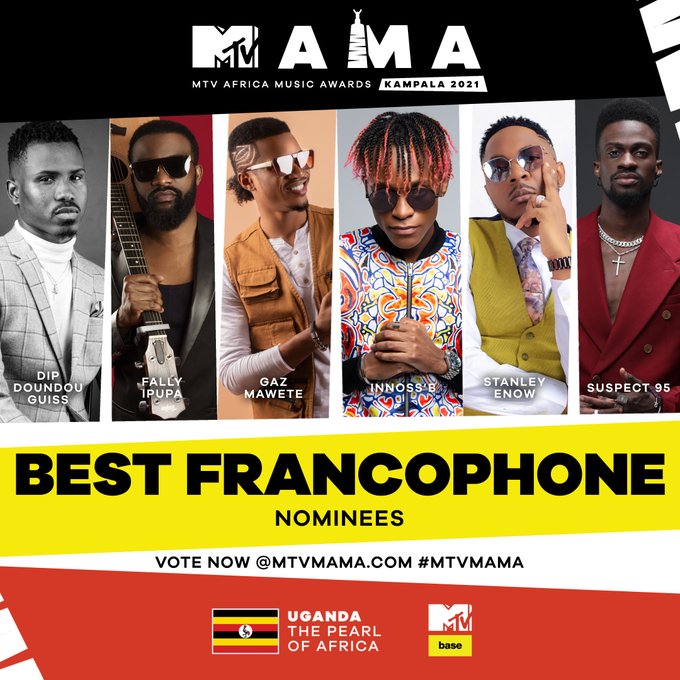 MTV MAMAs 2021 Best Francophone nominees