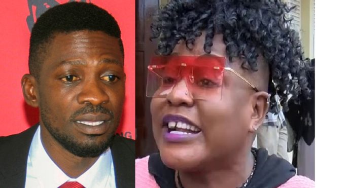 Bobi Wine and Full Figure. Full Figure: Bobi Wine shouldn't incite other people's sons to protest because he has sent his children to the US.