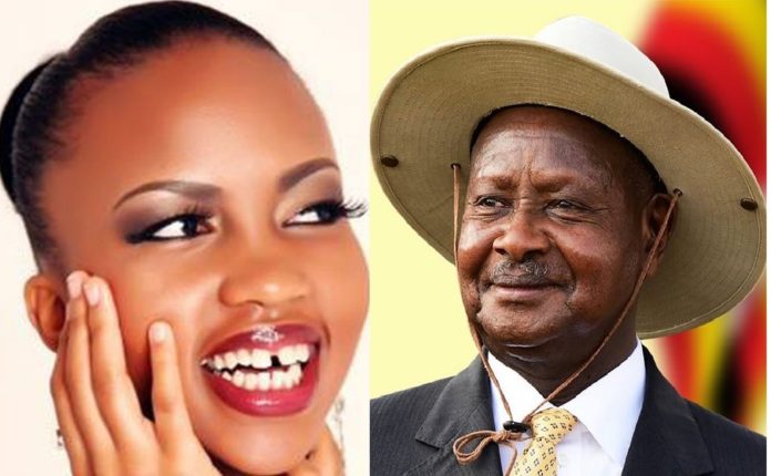 Sheilah Gashumba and Museveni