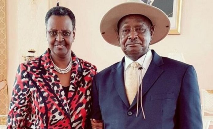 Education minister Janet and President Museveni