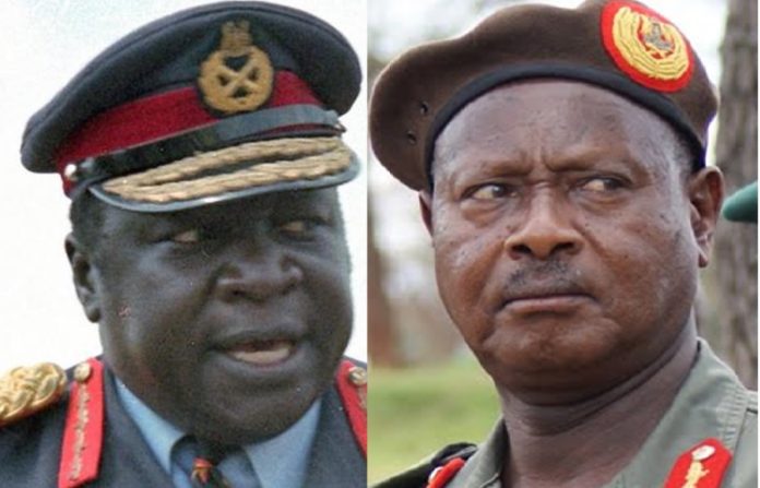 Idi Amin Dada and Yoweri Museveni