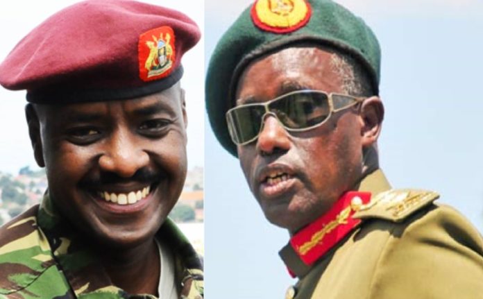 First son Lt Gen Muhoozi Kainerugaba and security minister Gen Elly Tumwine