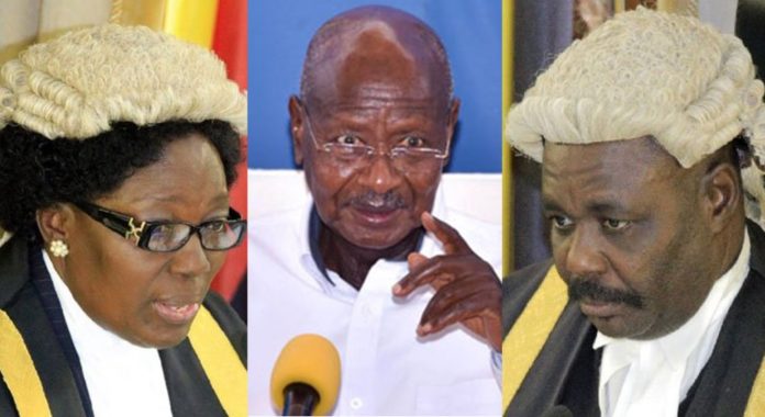 Kadaga, Museveni and Oulanyah