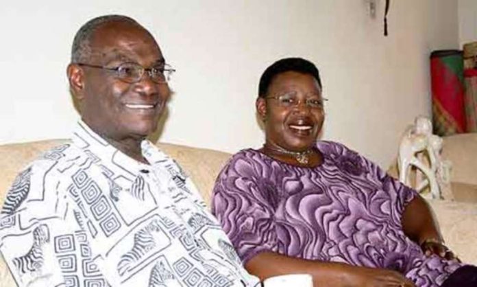 Miria Koburunga with her husband Matembe