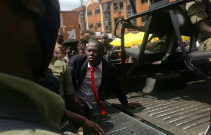 Ssegirinya arrested in city protest calling for release of NUP supporters held incommunicado