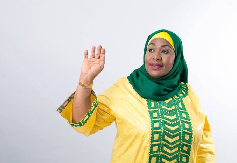 Madam President Samia Suluhu Hassan, Tanzania first female president taking over from Magufuli