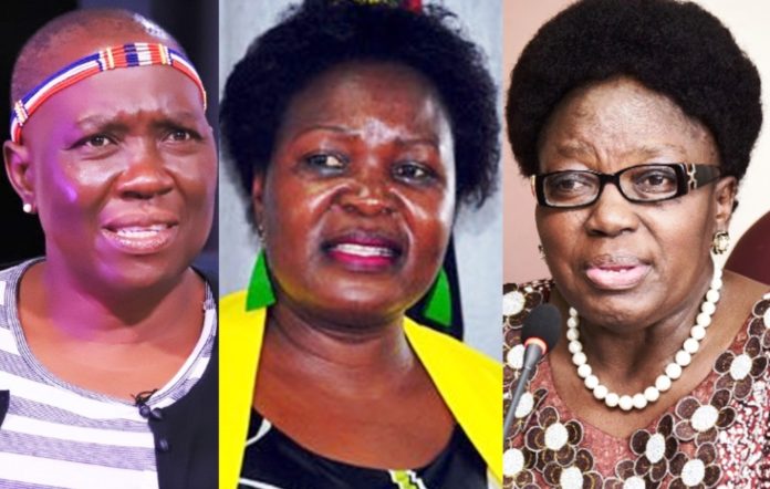 Salaamu Musumba, Ruth Nankabirwa and Rebecca Kadaga. Salaamu Musumba accused of conniving with Nankabirwa to frustrate nemesis Kadaga's speaker bid; FDC strongwoman fires back