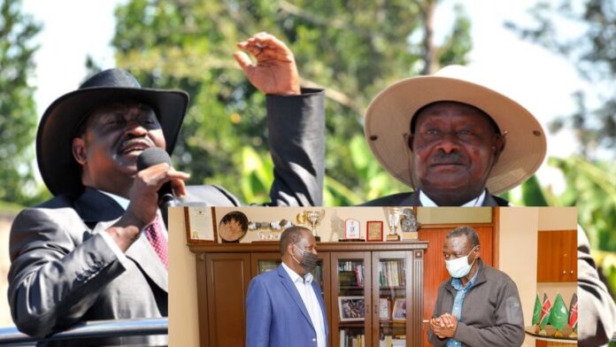 Which Side, Baba? Raila Odinga torn between Besigye & Museveni or Playing Both?
