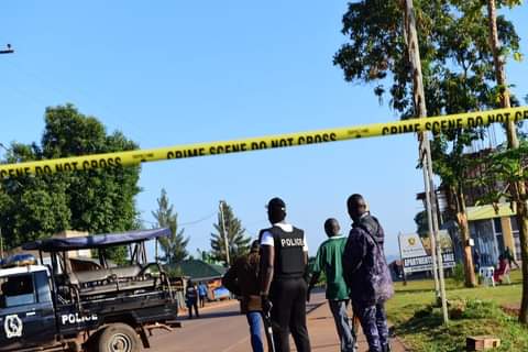 Scene of Komamboga bomb blast.