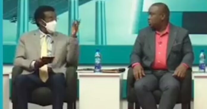 VIDEO: Hell Breaks Loose on Live TV as Lord Mayor Erias Lukwago Tells Security Minister Jim Muhwezi 'You were once a Terrorist'