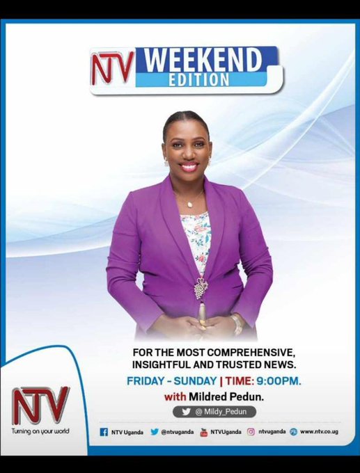 Mildred Pedun, the new face of NTV Weekend Edition