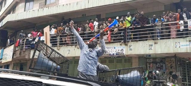 Besigye in Kampala today