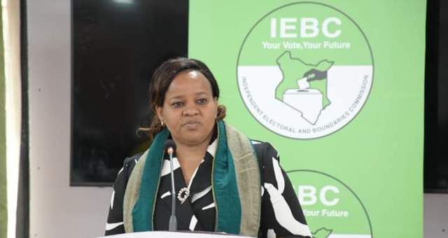 IEBC Vice Chairperson Juliana Cherera