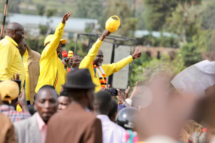NRM Bigwigs Drum Up Support for Kwizera, Orone after Successful Bukimbiri, Gogonyo Byelection Nominations