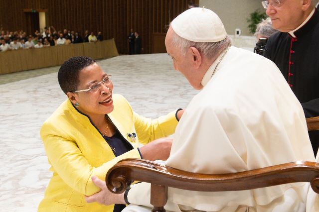 Here's What Pope Francis Told Speaker Anita Among in Meeting at the Vatican