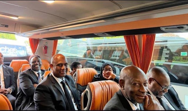 KAYOOLA BUS FOR LESSER WORLD LEADERS! African Presidents Mocked for Being Driven to Queen's Funeral in Bus as Joe Biden Rides in 'Beast'