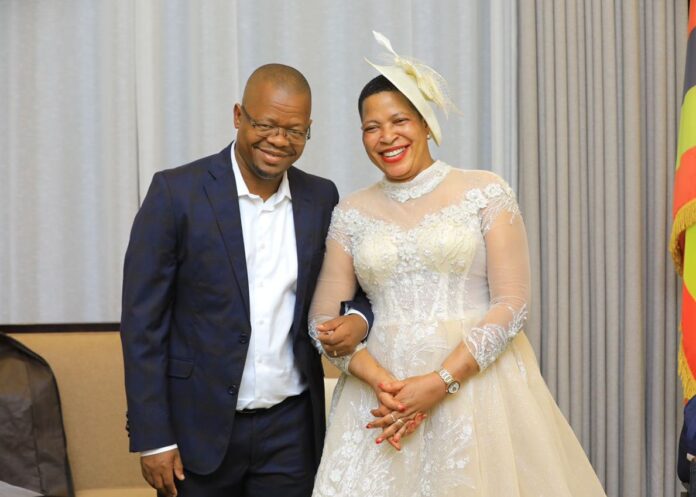 LABA LOVE! Speaker Anita Among Surprises Husband Magogo With Range Rover on His Birthday after Penning Lovely Message for Him