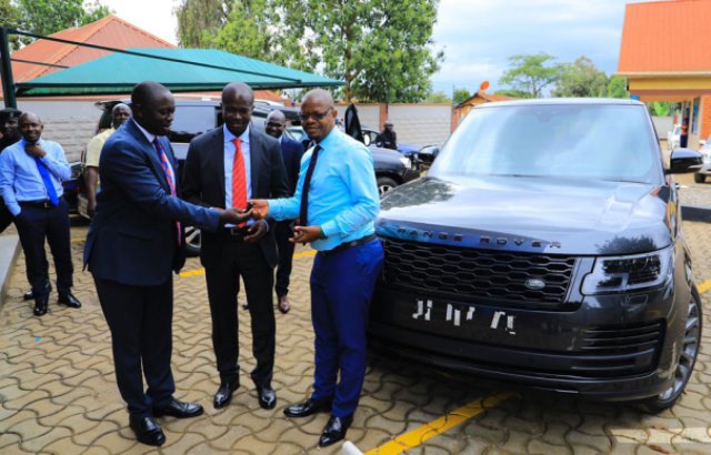 LABA LOVE! Speaker Anita Among Surprises Husband Magogo With Range Rover on His Birthday after Penning Lovely Message for Him