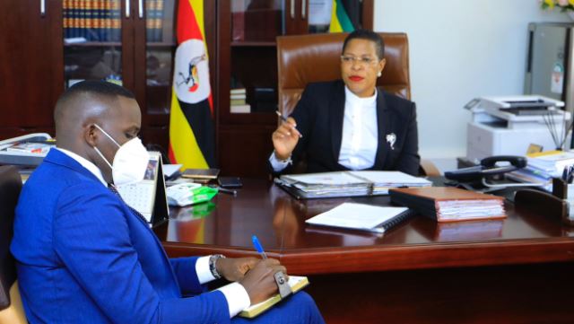 STOP LEAKING OUR SECRETS OR I'LL PUNISH YOU: Speaker Anita Among Warns Cosase Boss Joel Ssenyonyi & Other MPs
